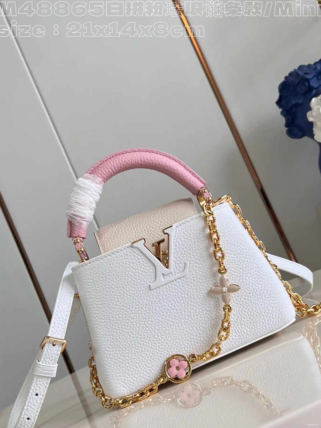 LOUIS VUITTON MINI-21*14*8CM CAPUCINES 0526